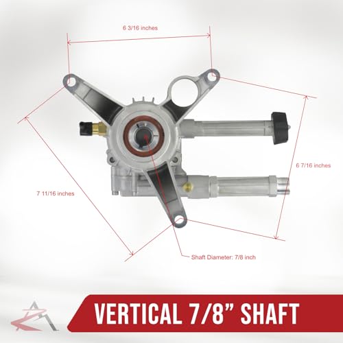 Bomba de lavado a presión vertical de 2400 PSI para reparar hidrolimpiadoras con eje de 7/8" 4