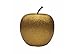 Produktbild Pottery Pots Apfel Glitter Gold, handgefertigter Deko-Apfel, Robustes Fiberglas, Größe XS, Glitzer Gold, Dekoartikel für Drinnen & Draußen, Wohnideen, Deko-Artikel für Gastronomie und Hotellerie