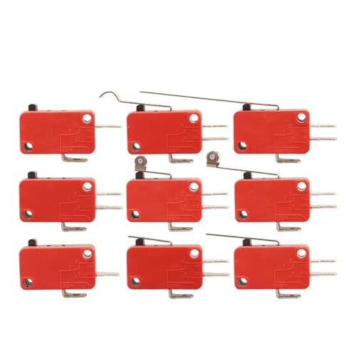 Microinterruptor KW7-0C con contacto de plata de alta conductividad y durabilidad mecánica