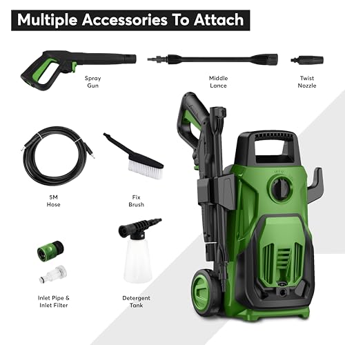 1600W Portable High-Pressure Jet Washer