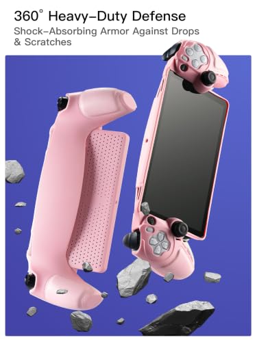 Image of Thin Fit Designed for PlayStation Portal Case, Full Protective PS5 -Pink