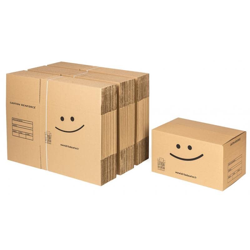 Pack Pro 60 cartons renforcés avec poignées