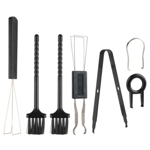 Bkemkri 7 pezzi di rimozione dei tasti, kit di estrattori per tastiera, estrattore per tastiera, estrattore di tasti e pinzette di precisione, estrattore per tasti in acciaio inox per tastiera