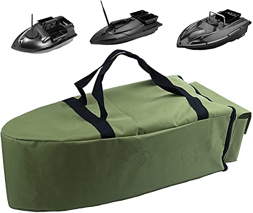 YLLLLY Ferngesteuertes Boot Fischköder, Fernbedienung Angelköder-Bootshandtasche wasserdicht und langlebig zum Angeln oder im Freien,grün, Köderboot, Angelköderboot, Nestboot. (Color : Green)