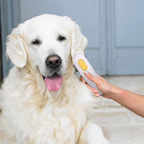 Removedor de pelos de animais de estimação da POPETPOP para cães e gatos, escova de limpeza de pelos