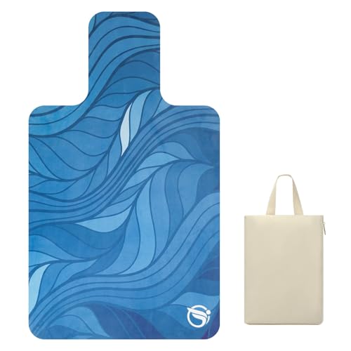 jooeer Alfombrilla de Pilates Reformer, Accesorios Antideslizantes para Entrenamiento de Yoga, Funda para Aparatos de Gimnasia en Casa, Absorbente del Sudor, Plegable, 96x56cm