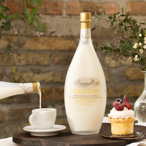 Bottega Fior di Latte Crema di CIOCCOLATO BIANCO Cream Liqueur 15% Vol. 0,5l – vue 5