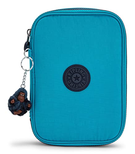 Estojo Kipling 100 Pens Verde com Logo