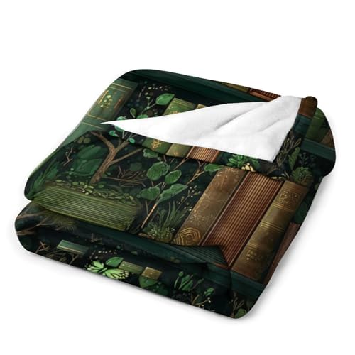 Couverture durable de qualité supérieure pour lit et canapé, design vert marron