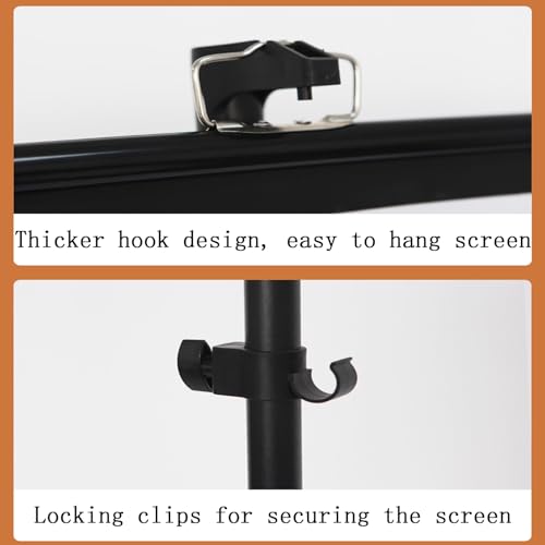 Pantalla de Proyección Manual 72in 16:9 con Trípode miniatura 5