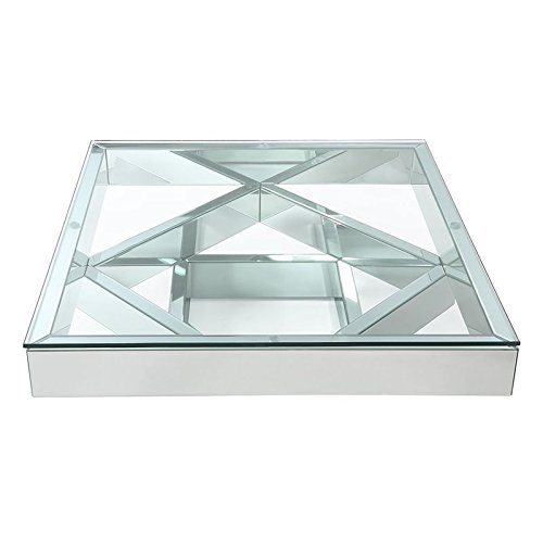 ACME Furniture Coffee Table, Mirrored