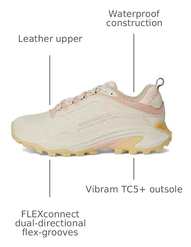 Merrell Merrell Women Moab Speed 2 Leather Waterproof Eggshell 10 Medium