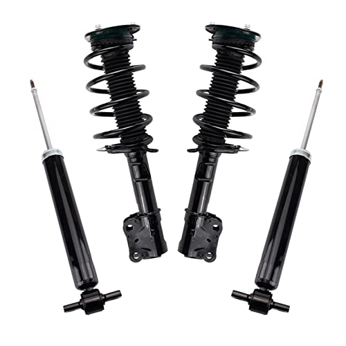 Image of TRQ Front and Rear Complete Strut Assembly & Shock Absorber Kit Complete Strut & Coil Spring Assembly Compatible with 2015-2023 Ford Edge 2019-2023 Lincoln Nautilus