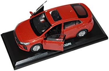 [HYUNDAI Brand Collection] 1:38 Scale For Hyundai 2017+ Ioniq Diecast Model MiniAture Car Toy - Phoenix Orange