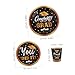 WHAMVOX 30pcs Graduation Party Tableware Set Disposable Paper Cups and Plates for Graduation Celebrations Themed Decor for Snacks and Desserts Easy Cleanup for Events