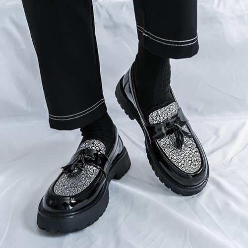 Men's Platform Loafers, Stylish Casual Dress Shoes - Ideal for Office Days, Weekend Gatherings & Urban Strolls4