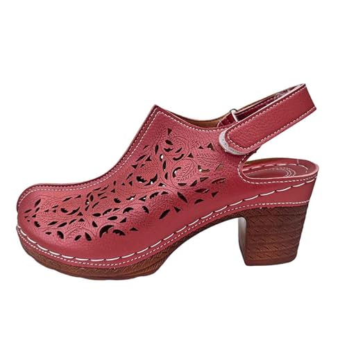 Sandales pieds larges femme avec mousse à mémoire de forme noires