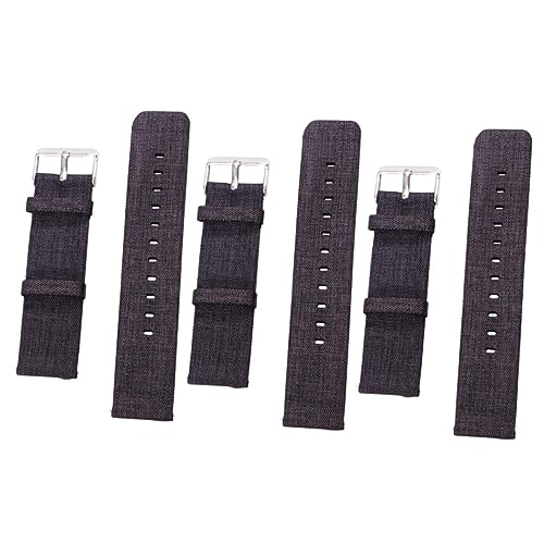 Bracelet montre 22mm toile femme interchangeable OSALADI 2 pièces