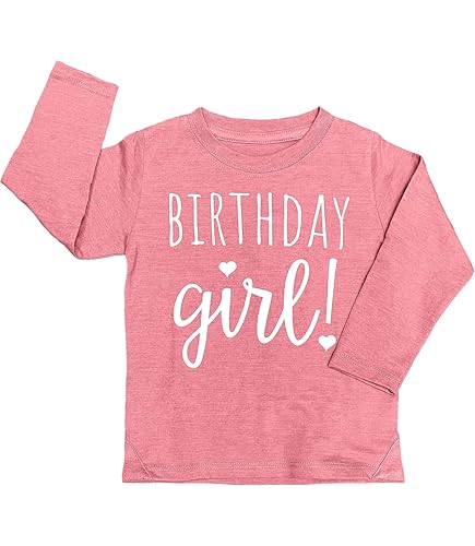 Image of Happy Birthday T-Shirt (Girls 1 to 12) Sassy Kids Party Tee - Sweet Baby /Toddler Outfit