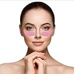 Sun & Sia PACK5-MA Eye Pink - Pack of 5 Konjac Masks with Pink - Moisturising Konjac Mask 100% Natural - Five Face Masks