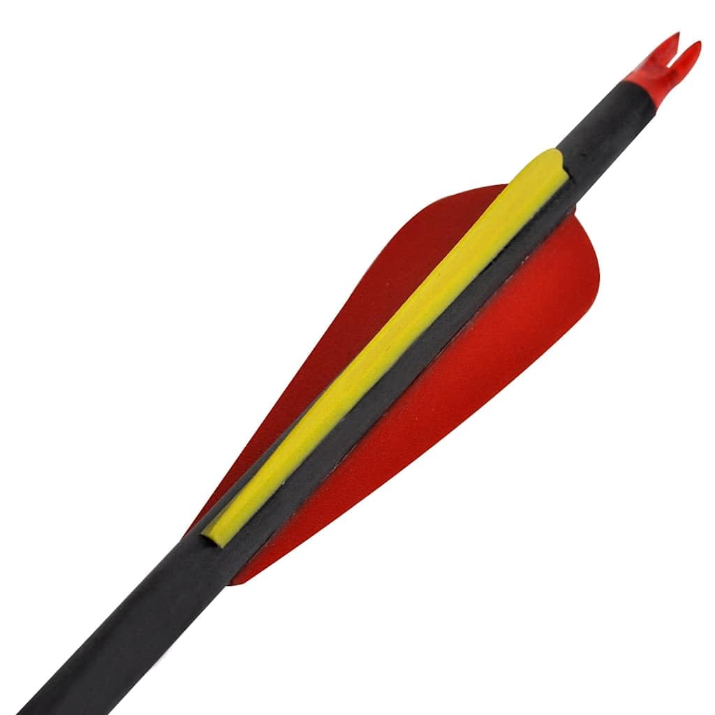 12 STK. Carbonpfeile 30 Zoll für Recurvebogen, robuster Pfeilschaft 0,76 cm Durchmesser, max. 40 lb Zuggewicht