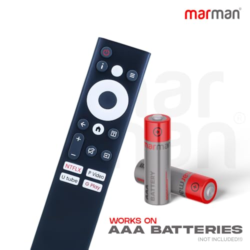 Image of marman Compatible with Skyworth Google TV Remote Suitable for Smart 4K UHD QLED Full HD & HD Tv's Non Voice Command - Match Keys Exactly with Existing Remote Controller