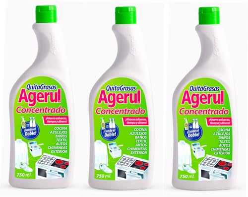 Desengrasante Quitagrasas Concentrado Agerul (3, Pitorro 750 Ml)