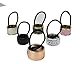 Pack of 6 Alloy Metal Glitter Cuff Wrap Ponytail Holder Hair Tie Fashion Accessory Set for Women Girls