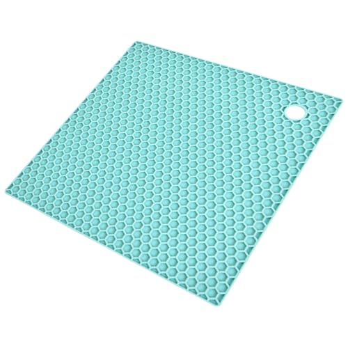 MOTHNUR シリコン製ハニカム構造耐熱鍋敷き滑り止め保護マット キッチン多用途熱絶縁パッド 家 レストラン パーティー対応 ランダムカラー