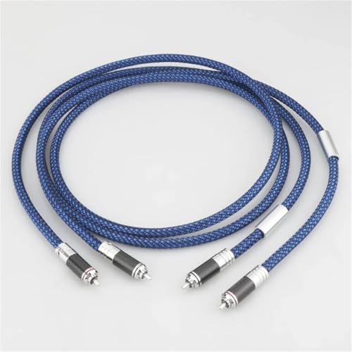 Cable RCA plateado 0.5M para audio miniatura 2