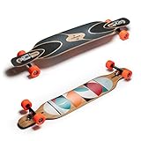 longboard loaded tan tien review medium Concave, Cut-out & Twintip Shape, Double Kicks, drop-through Achsenmontage, lasercut Griptape