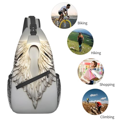 Morrales deportivos unisex MyPiky Angel Wing 15.3x7.2x3.5 pulg miniatura 6