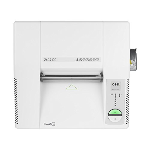 ideal. 2604 Cross-Cut Centralized Office Shredder with Automatic Oiler, Continuous Operation, 14 to 16 Sheet Feed Capacity, 26 gal Bin, Shred Staples/Paper Clips/Credit Cards/CDs/DVDs, P-5 Security