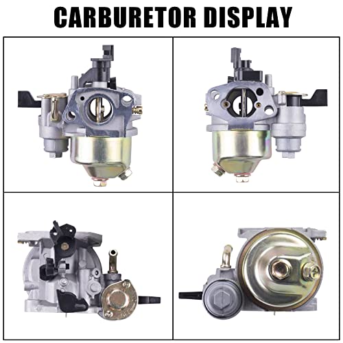 Mrelc HYQTJ-BLACK High Performance Upgraded Carburetor Air Filter Adapter Intake Spark Plug Kit Fit thumb #2
