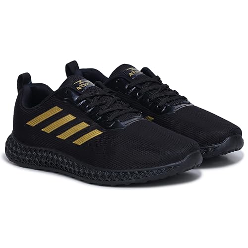 Image of ATHCO mens Kandy Running Shoes for Man Comfortable Men's Sports Shoes with Memory Foam Cushioned Insole Sports Shoes for Men Running Walking Lightweight Gym Shoe for Men Comfortable Stylish & Casual Walking Shoe for Man Anti Slip Gym Footwear
