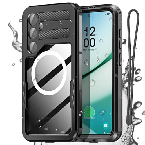 AICase for Samsung Galaxy S25 Case Waterproof with MagSafe Snowproof,Dustproof and Shockproof,IP68 Certified Real 360 Full Body Protection Fully Sealed Underwater Cover for Galaxy S25 6.1'
