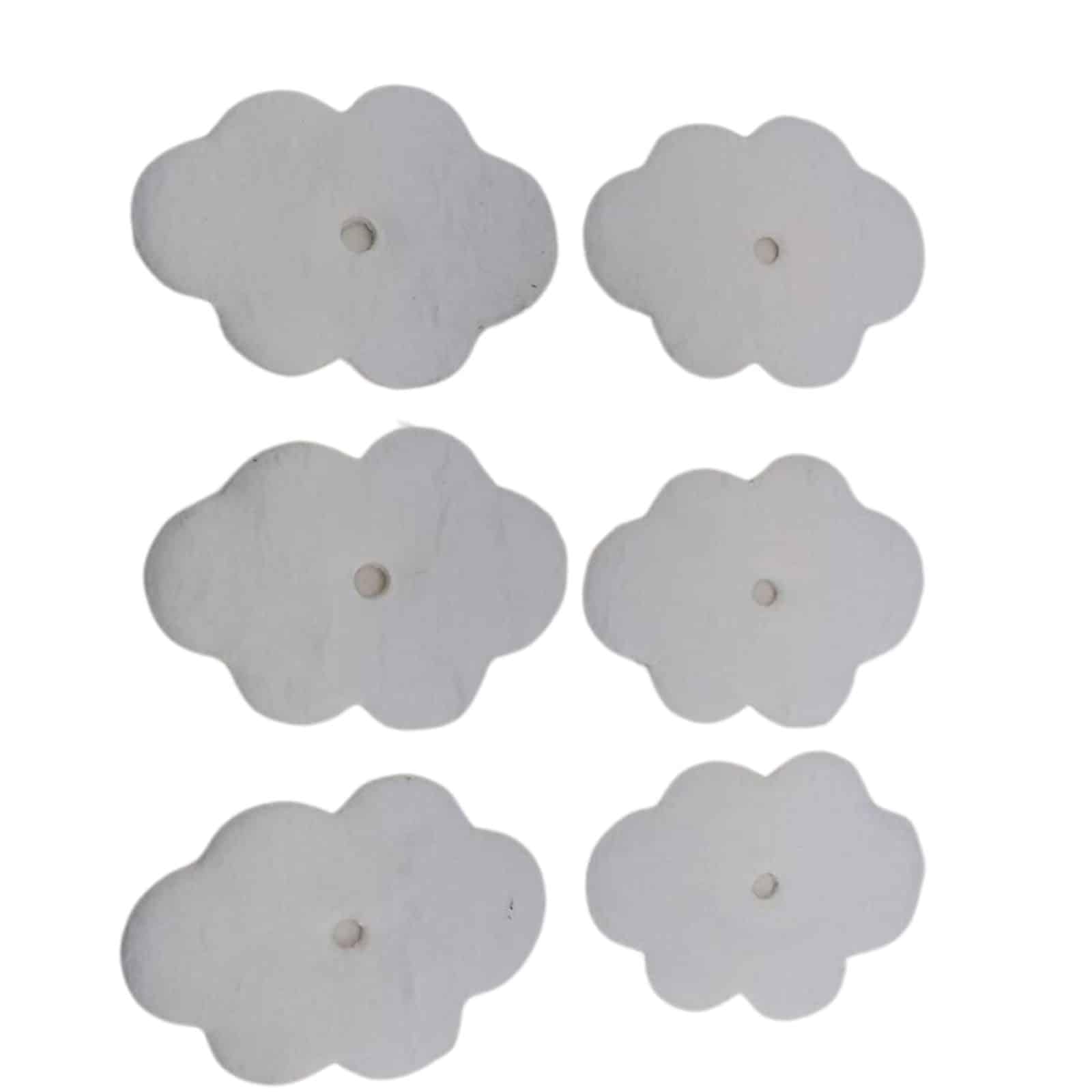 EDENEA Flower Power Absorbant Résidus Gras Piscine Spa - Lot De 6 Éponges Flottantes Pour Skimmer