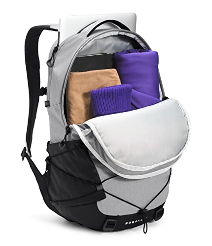 Image of The North Face Borealis Commuter Laptop Backpack, Meld Grey Dark Heather /TNF Black, One Size