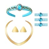 JiaDuo Princess Costume Accessories Set Women Halloween Dress Up Headband Hair Ties