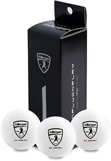 Killerspin 4-Star 40mm ABS Plastic Ping Pong Balls - ITTF Approved Tournament Table Tennis Balls for Pro Spin & Bounce