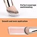 TEOYALL Flat Angled Foundation Brush, Large Dense Synthetic Bristles Kabuki Brush for Base Makeup with Liquid Cream Powder