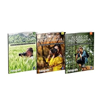 Capa do livro Aulas de Fotografia - Coleção completa (3 livros)