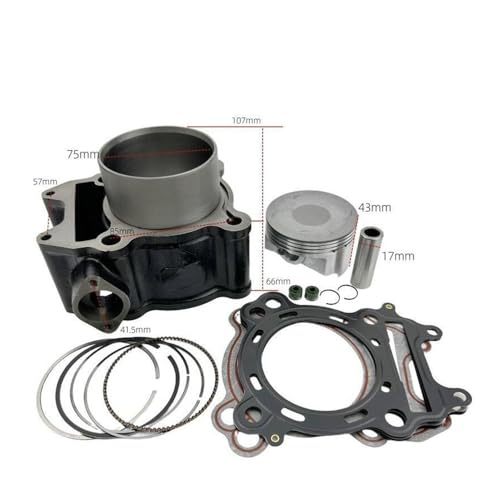 Kit piston cylindre 75mm : résolvez les pertes de puissance sur SYM 300