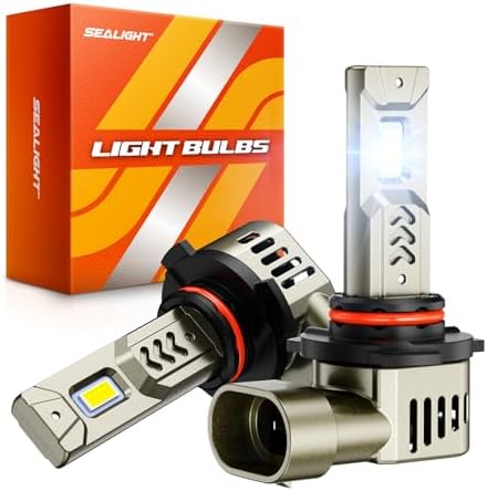 SEALIGHT 9005 LED Bulbs, 1000% Brightness 9005/HB3 High/Low Drivi...