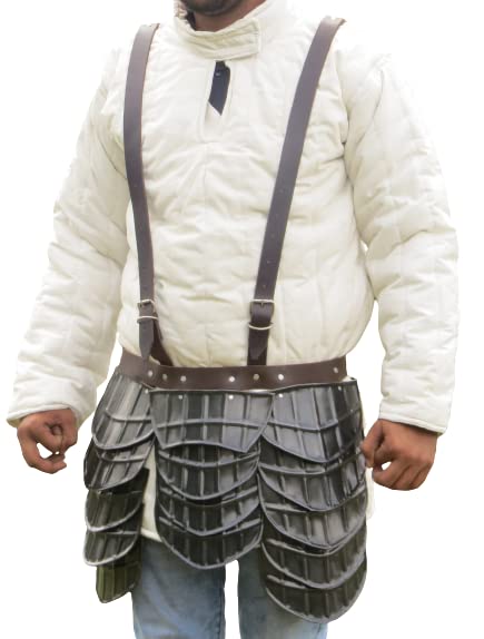 Armor Dark Warrior Tasset Belt Armour Medieval Halloween Costume