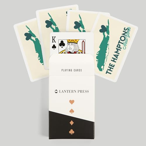 Lantern Press The Hamptons, Naipes Poker 52 miniatura 6