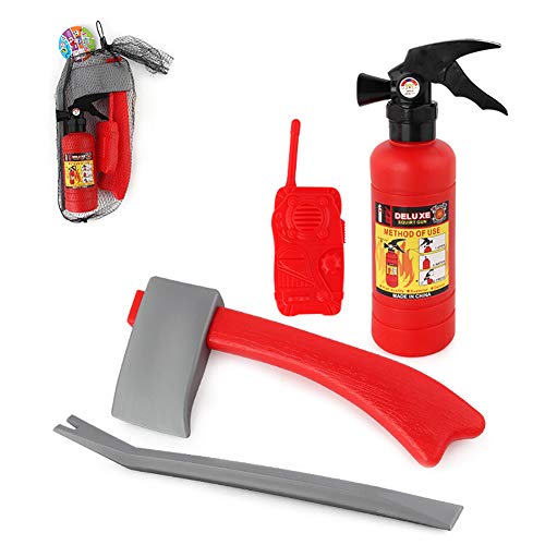 Kids Pull-Type Fire Extinguisher Water Gun Cap Firefighting Suit Beach Play Toys,Perfect Child Intellectual Toy Gift Set 5#