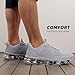 Pozvnn Mens Air Cushion Running Shoes Fashion Casual Walking Tennis Sneakers Non Slip Breathable Trail Sport Gym Grey 12