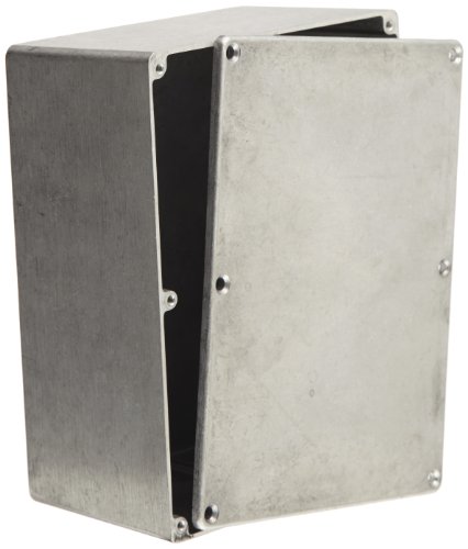 BUD Industries CN-5708 Die Cast Aluminum Enclosure 6.51" L x 5.01" W x 3.05" H, Natural #1