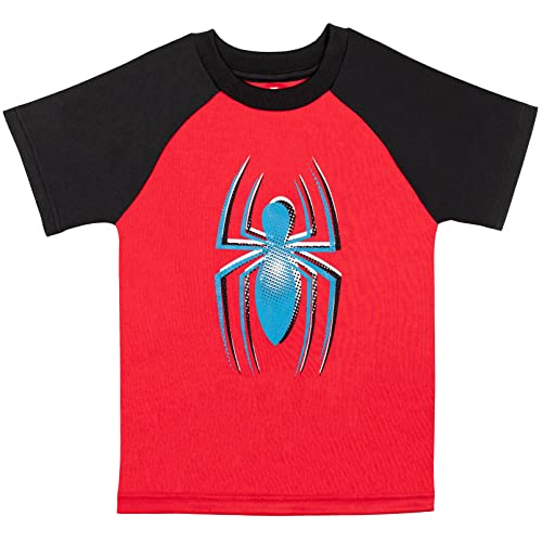 Marvel Spider-Man Avengers Miles Morales Venom Hulk Captain America 3 Pack Athletic T-Shirts Toddler to Big Kid4